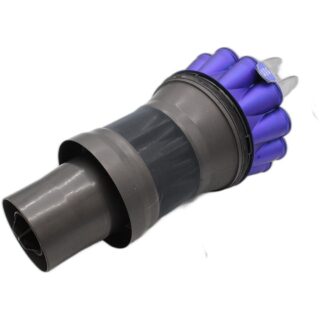Reconditioned Dyson vacuum part Satin Rich Blue Cyclone and Bin Assy Part number: 923582-03
