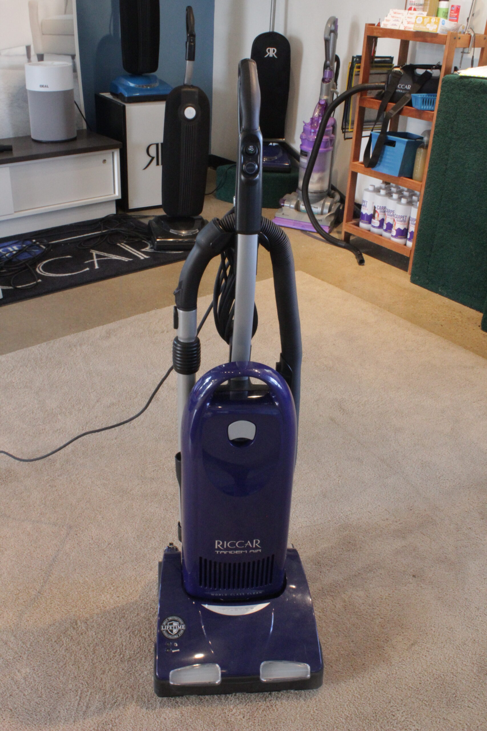 Reconditioned Riccar R30D Tandem Air Anniversary Edition Upright Vacuum w/ 1 Year Warranty - Image 2