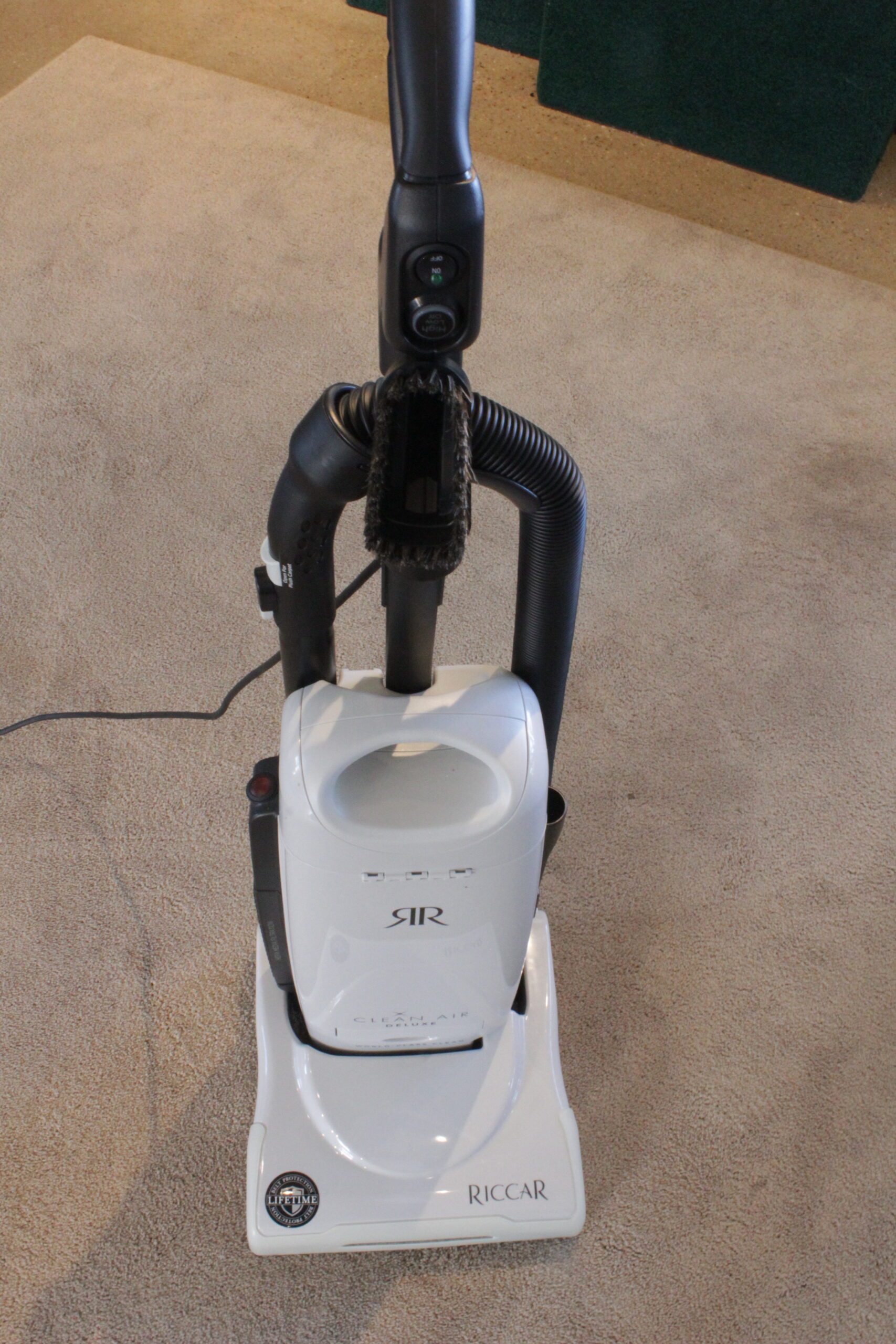 Pre Owned Riccar R27D Clean Air Deluxe Upright Vacuum w/ 90 Day Warranty - Image 2