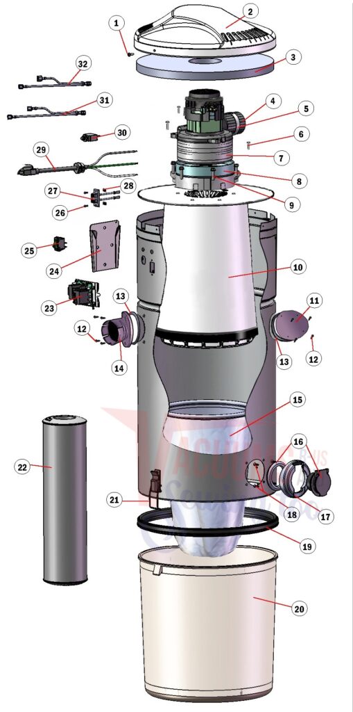 Element 1300 exploded schematic diagram (page 1)