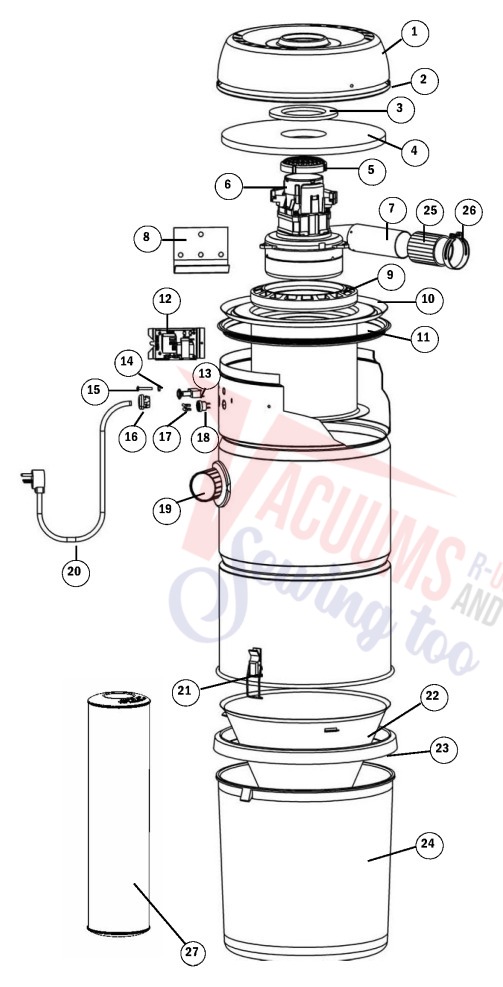 VacuFlo 260 schematic page 1 preview