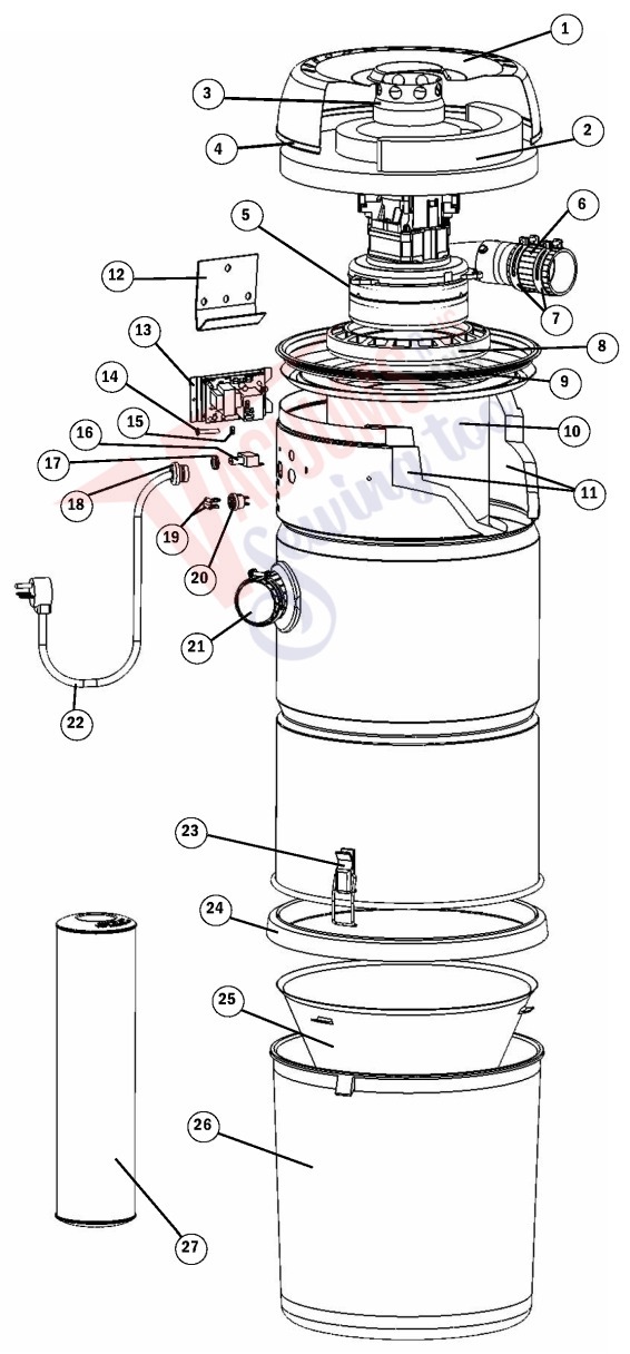 VacuFlo 466Q schematic page 1 preview