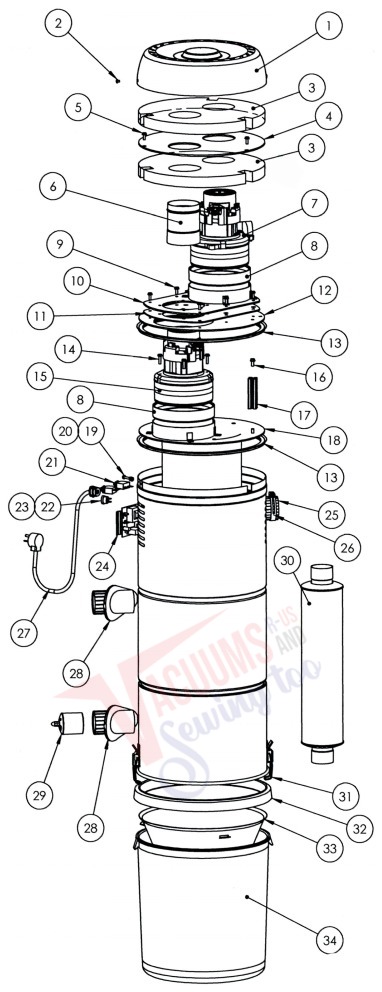 VacuFlo MaxAir schematic page 1 preview
