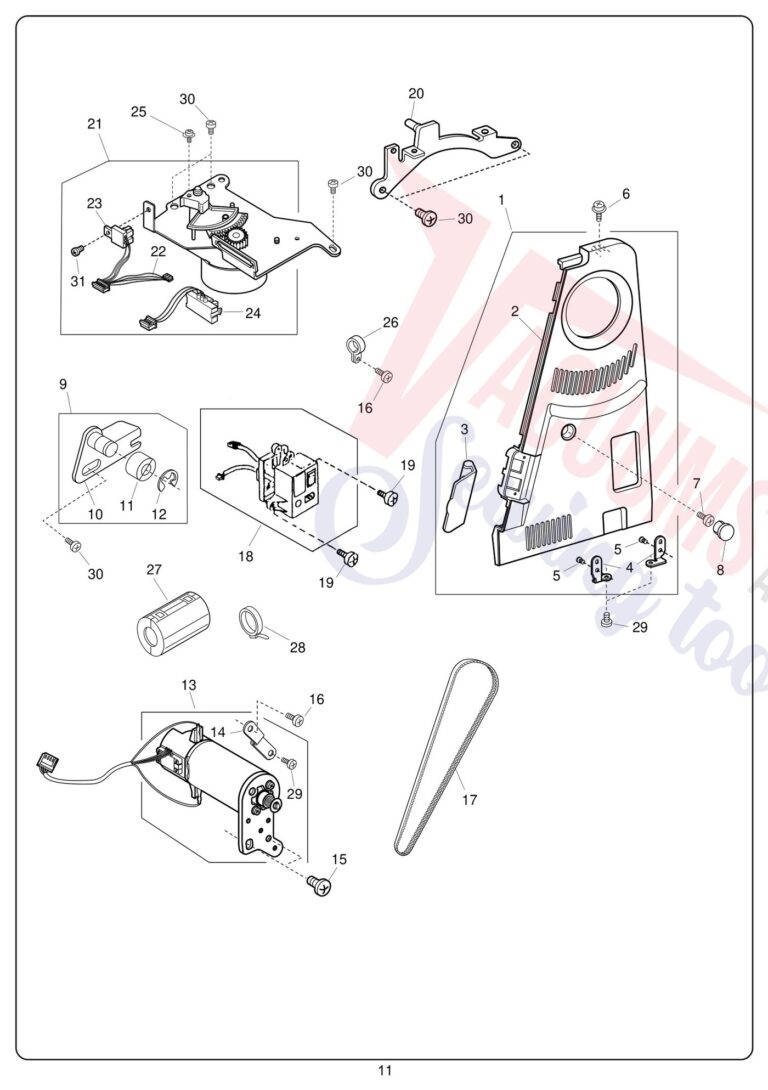 Janome 10001 schematic page 3 preview
