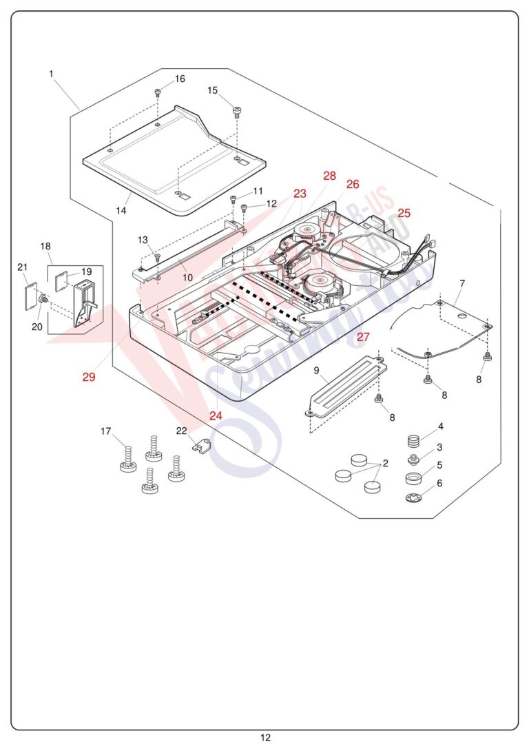 Janome 10001 schematic page 4 preview