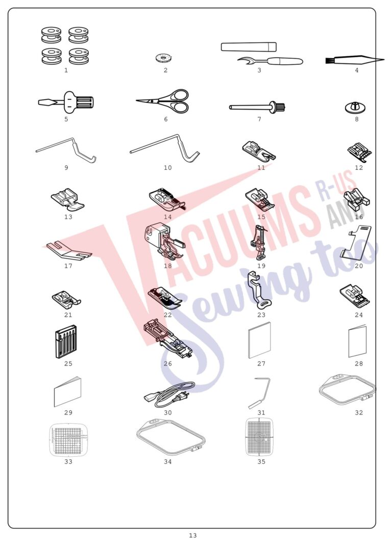Janome 10001 schematic page 5 preview