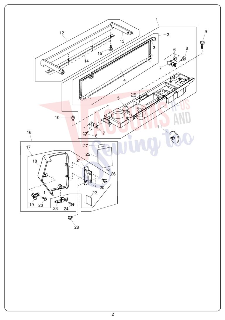 Janome 10001 schematic page 6 preview