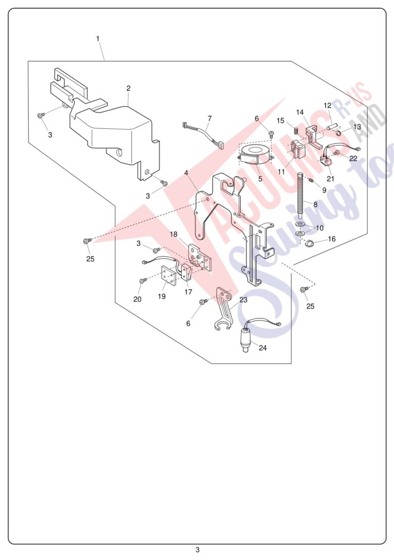 Janome 10001 schematic page 7 preview
