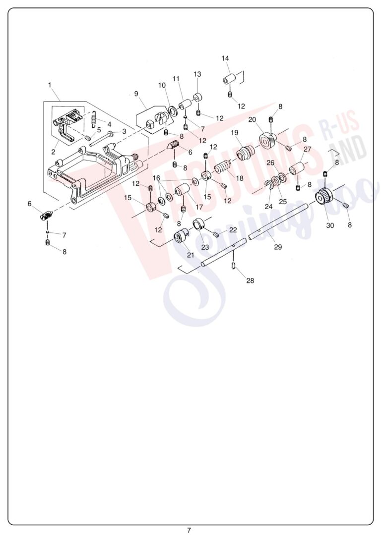 Janome 10001 schematic page 11 preview