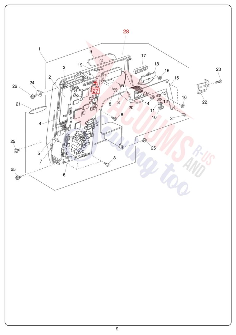 Janome 10001 schematic page 13 preview