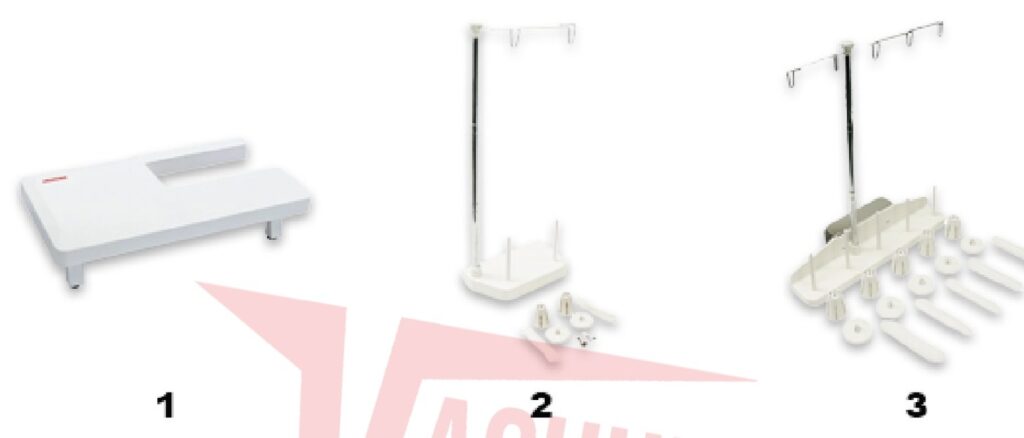 Janome 1000 exploded schematic diagram (page 4)
