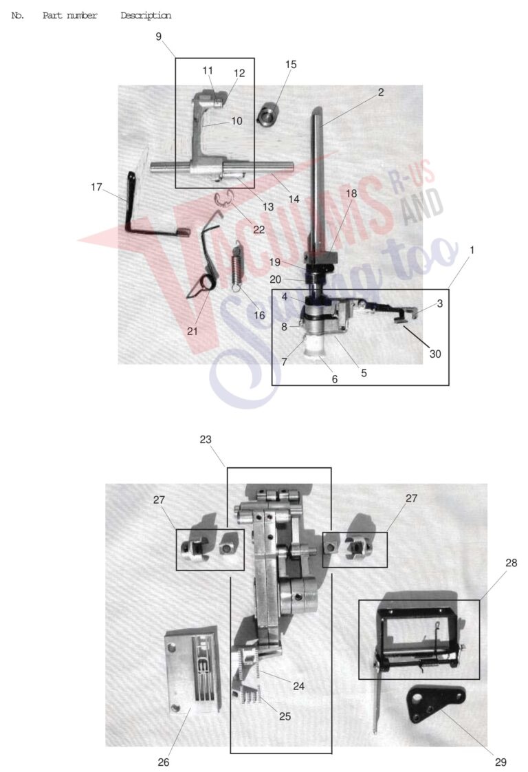 Janome 1000CP schematic page 5 preview