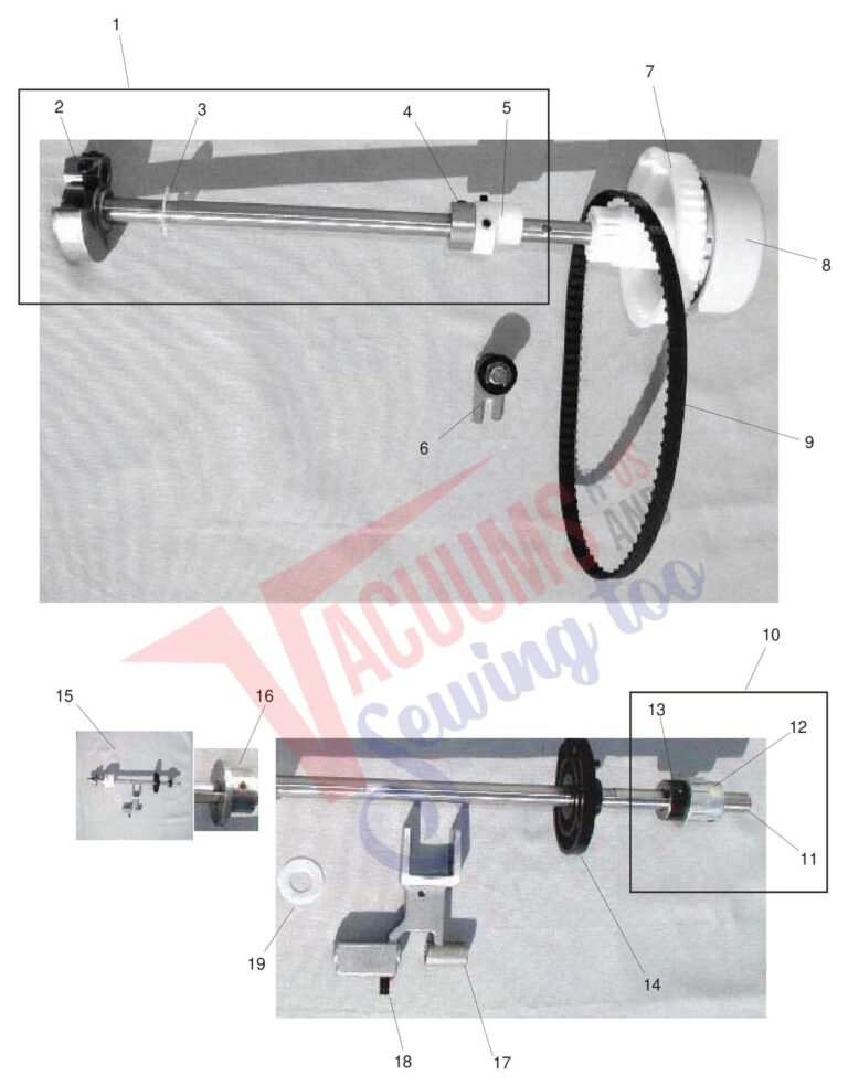 Janome 1000CP schematic page 7 preview