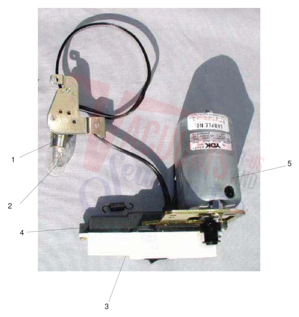 Janome 1000CP exploded schematic diagram (page 8)