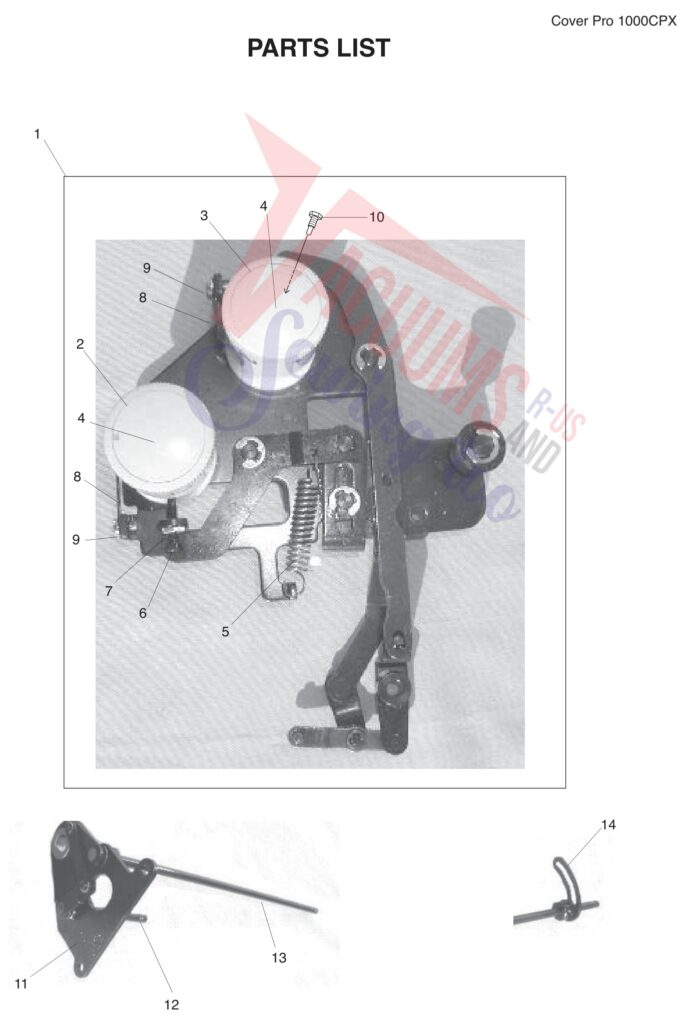 Janome 1000CPX exploded schematic diagram (page 6)