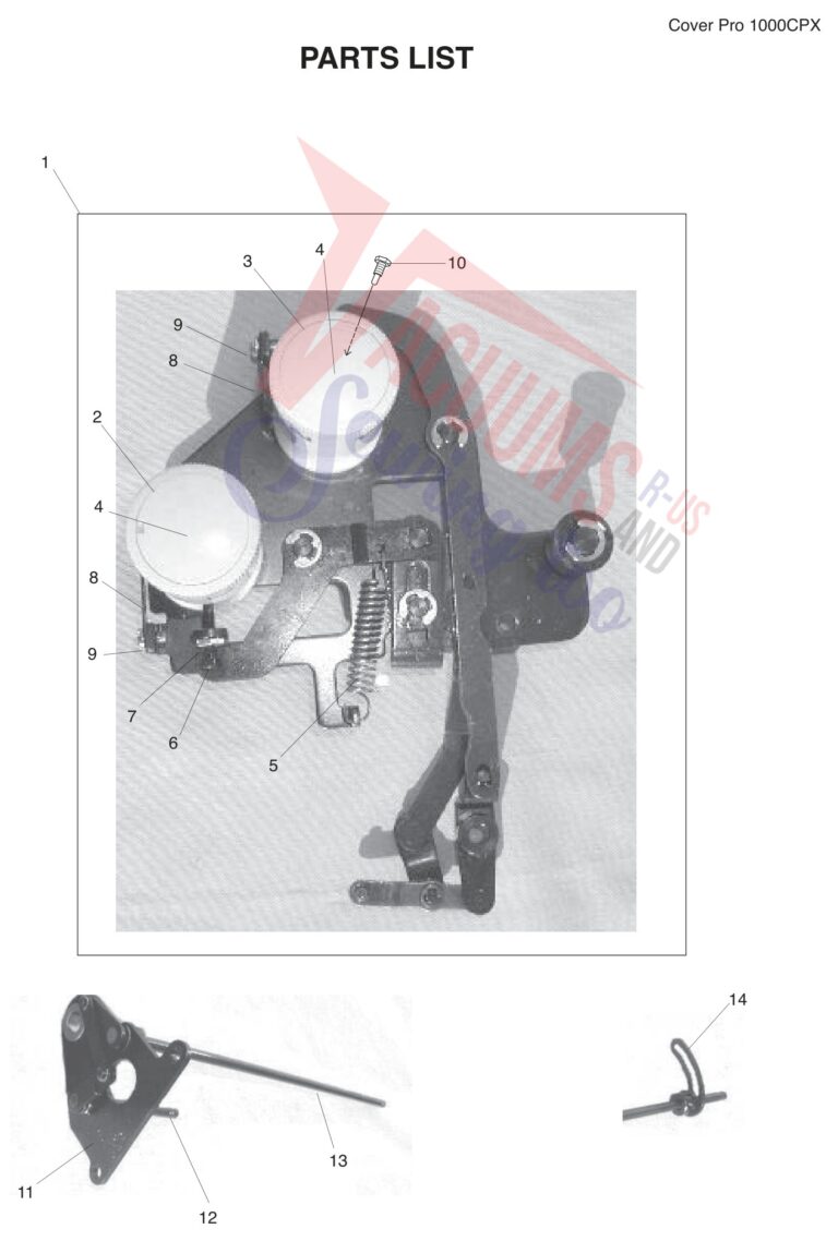 Janome 1000CPX schematic page 6 preview