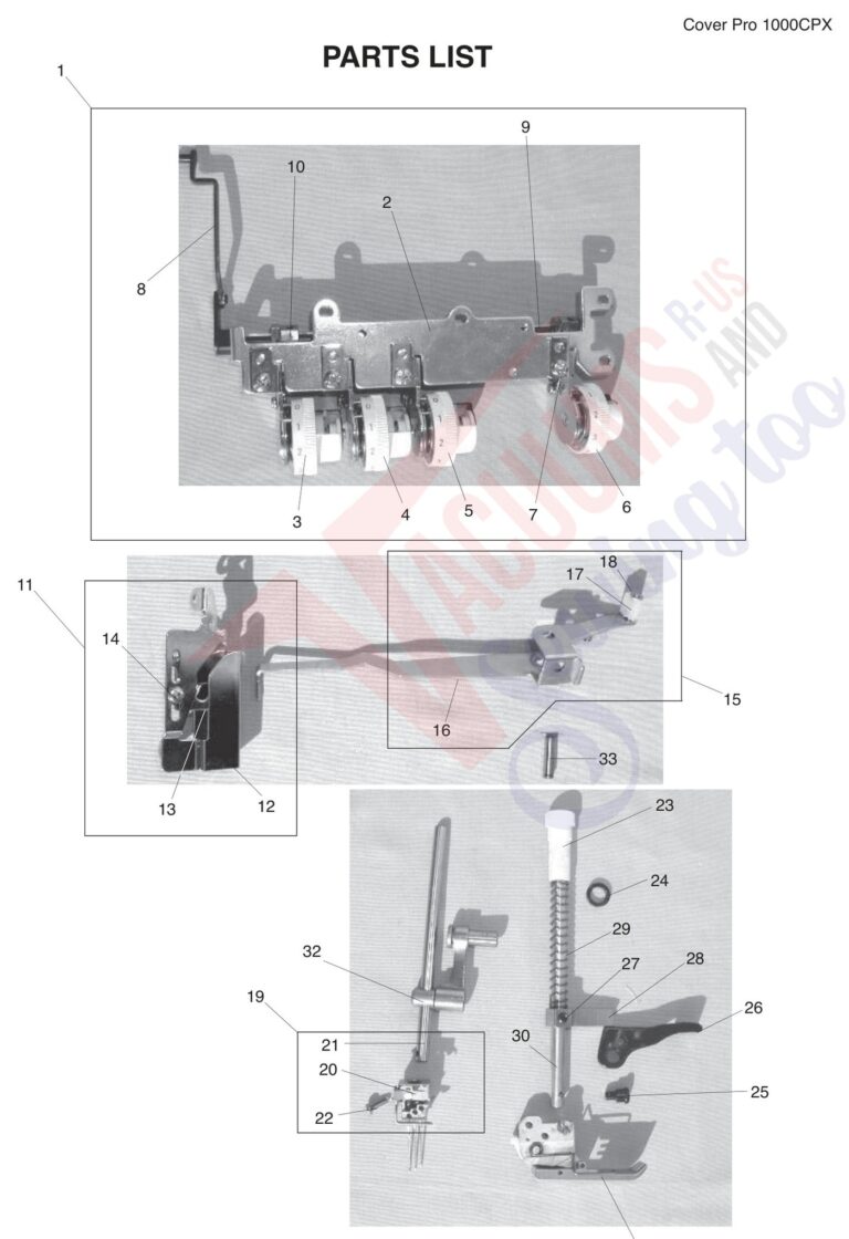 Janome 1000CPX V2 schematic page 4 preview