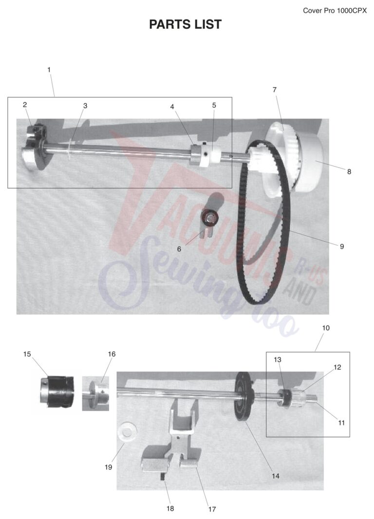 Janome 1000CPX V2 schematic page 7 preview
