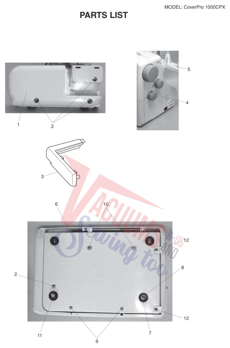 Janome 1000CPX V3 schematic page 2 preview