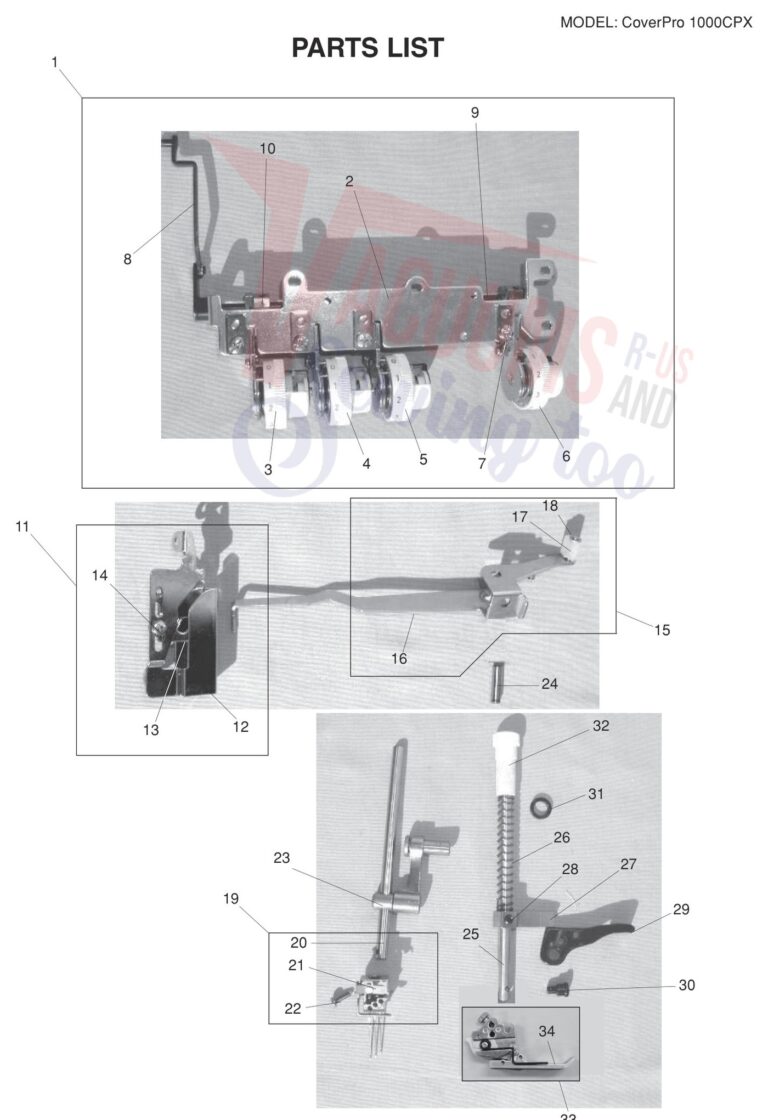 Janome 1000CPX V3 schematic page 4 preview