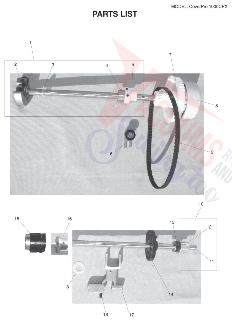 Janome 1000CPX V3 schematic page 7 preview