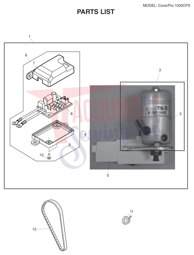 Janome 1000CPX V3 schematic page 8 preview