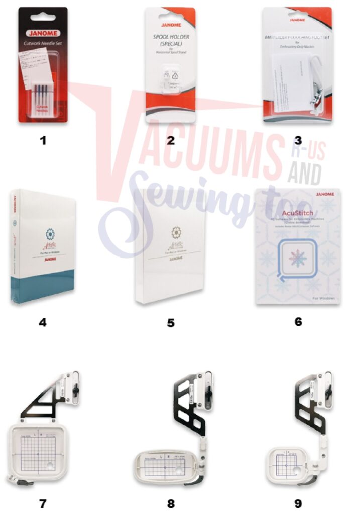 Janome 100E exploded schematic diagram (page 10)