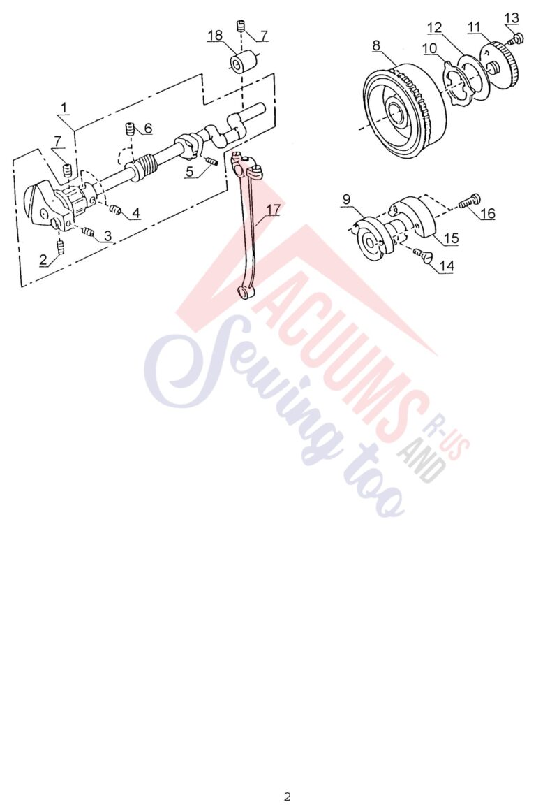 Janome 104DNH schematic page 2 preview