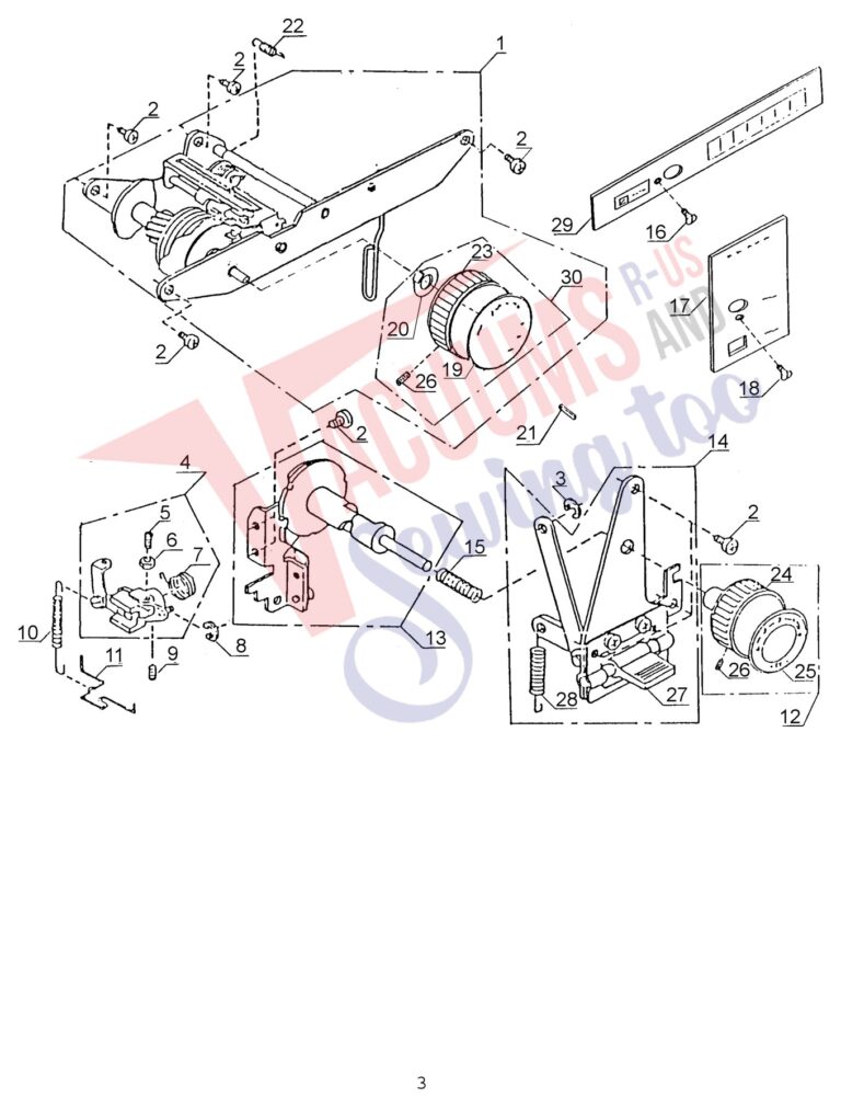 Janome 104DNH schematic page 3 preview