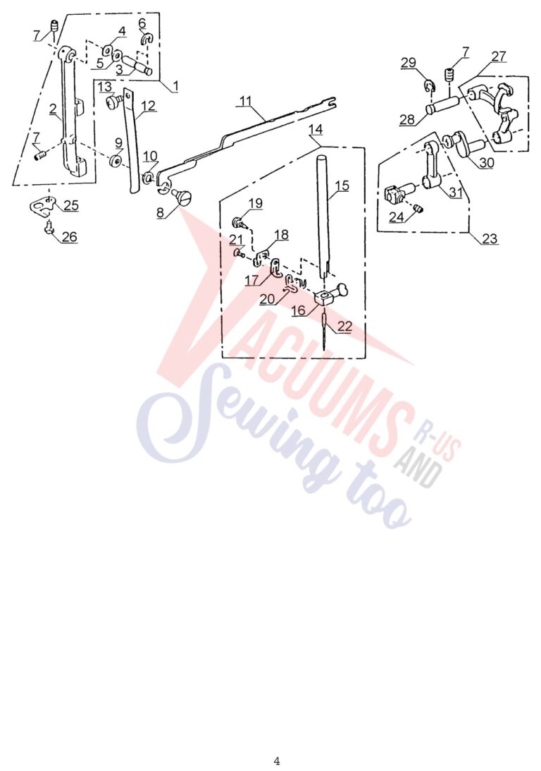 Janome 104DNH schematic page 4 preview