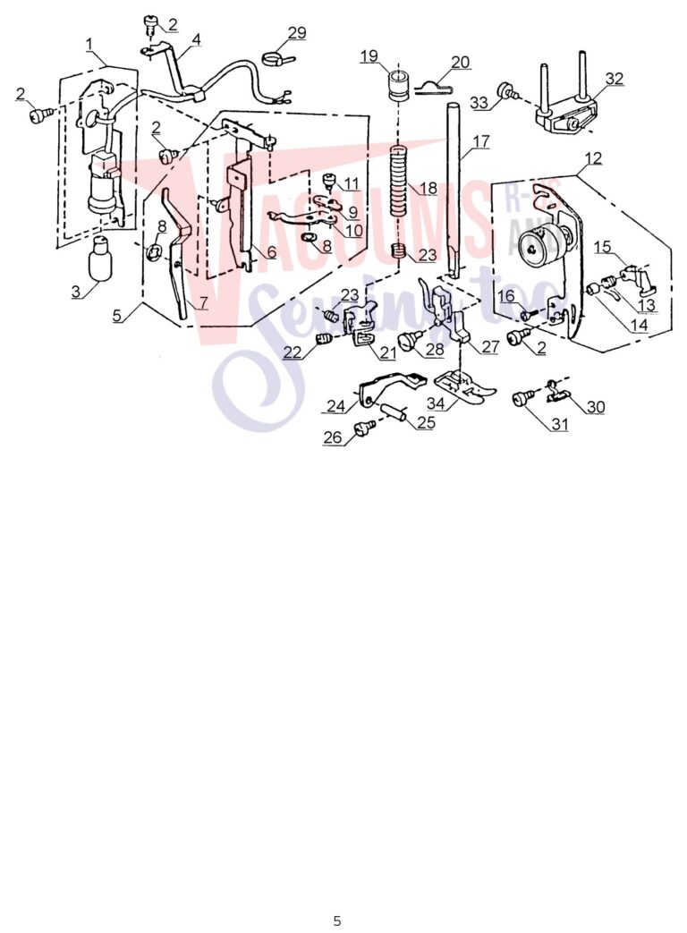 Janome 108 schematic page 5 preview