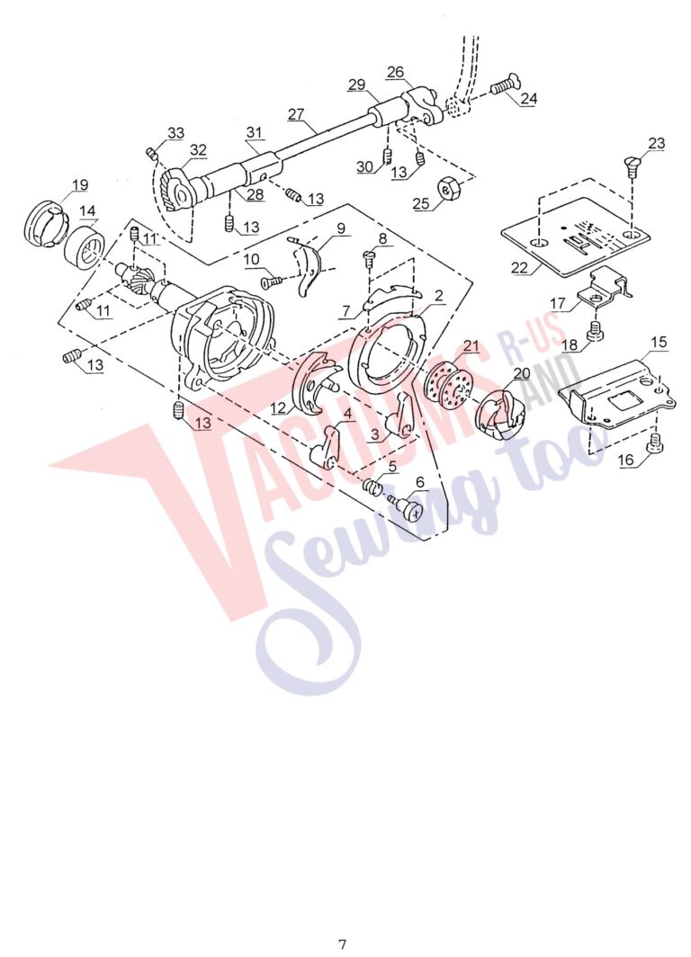 Janome 108 schematic page 7 preview