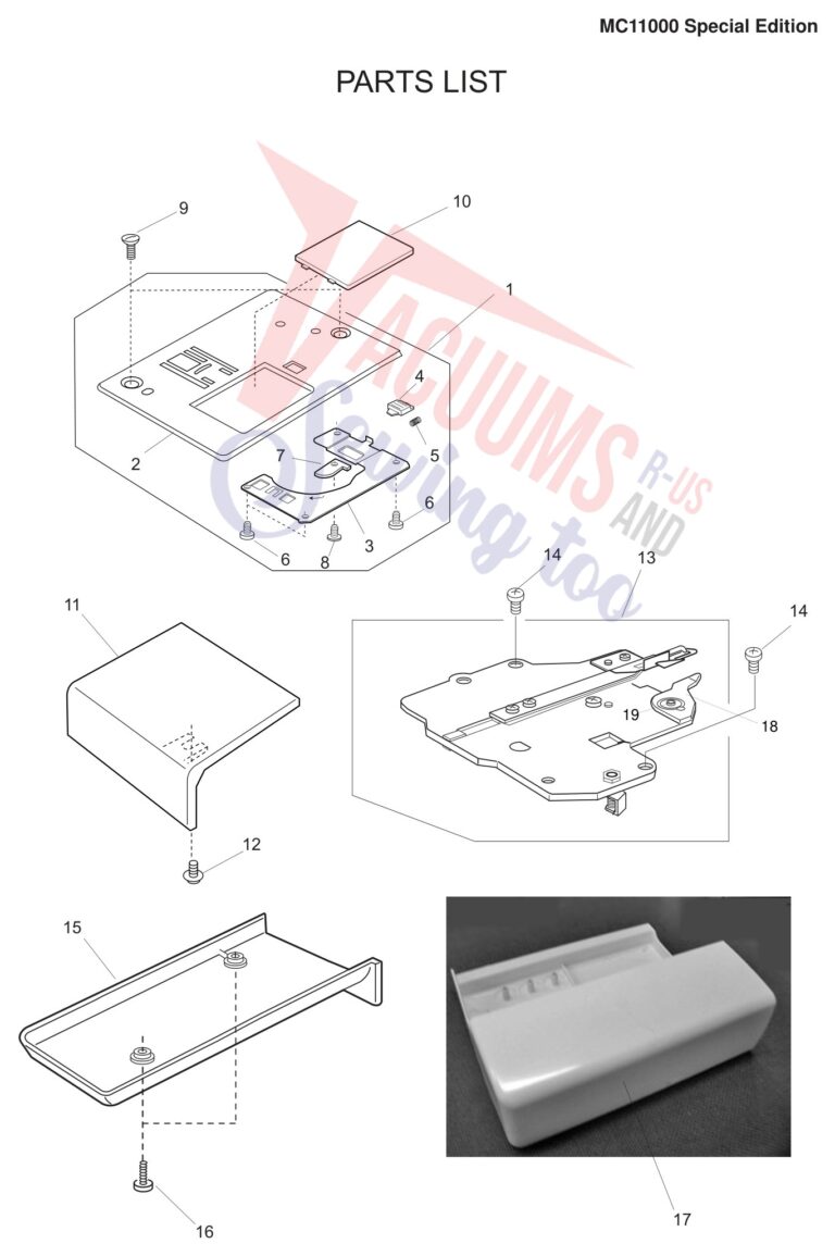 Janome 11000S schematic page 1 preview