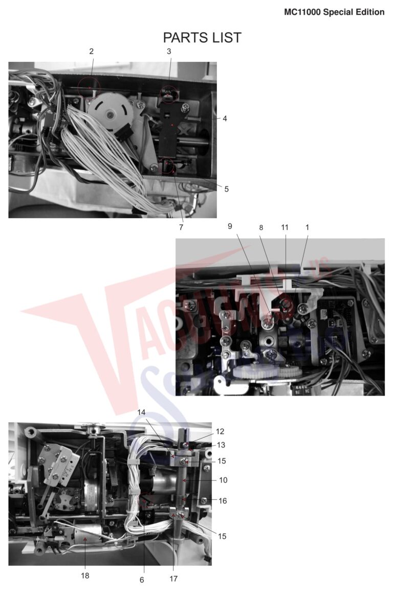 Janome 11000S schematic page 2 preview
