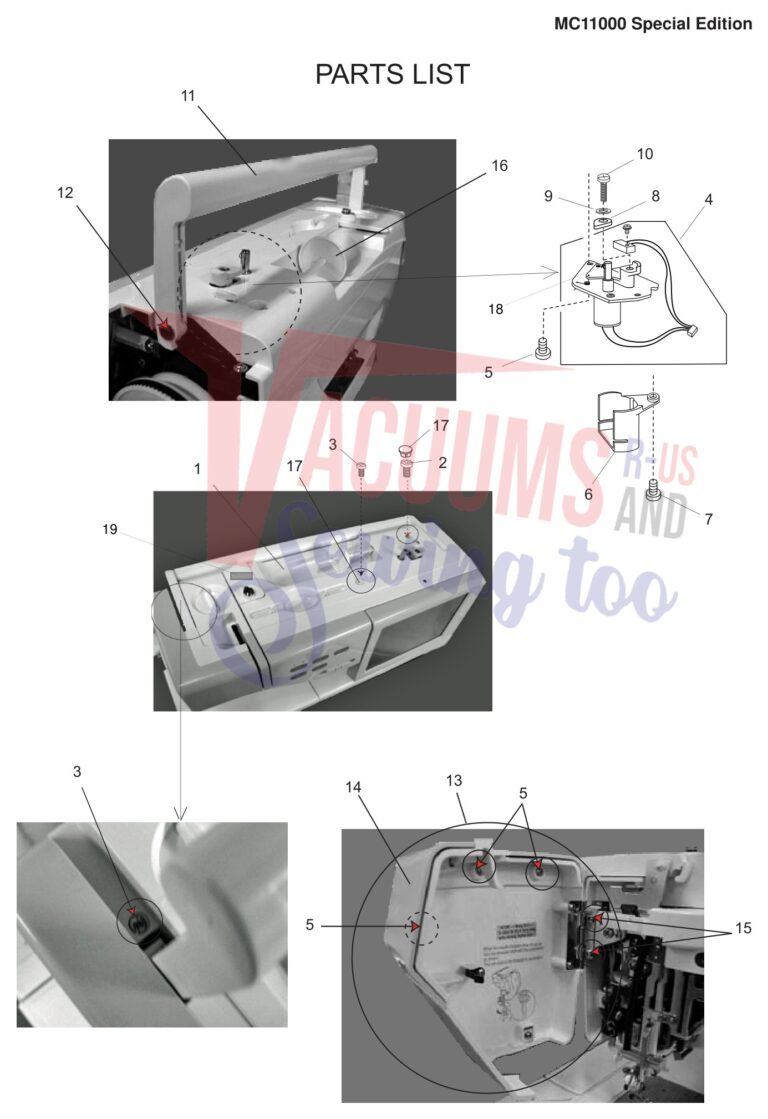 Janome 11000S schematic page 9 preview