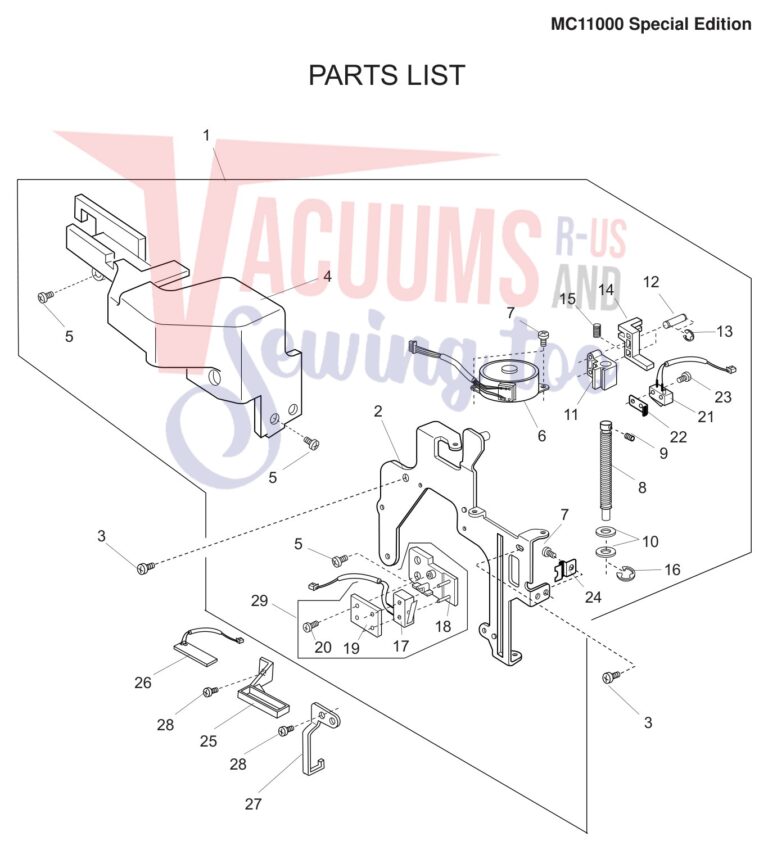 Janome 11000S schematic page 10 preview