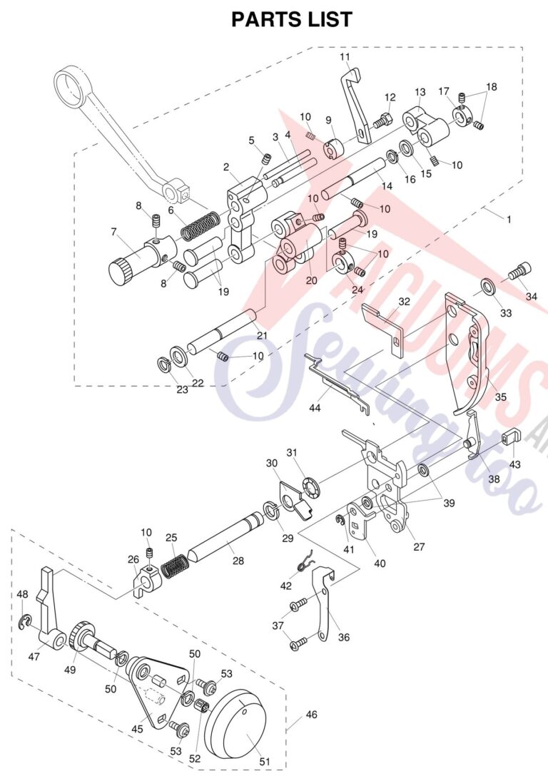 Janome 1100D schematic page 3 preview