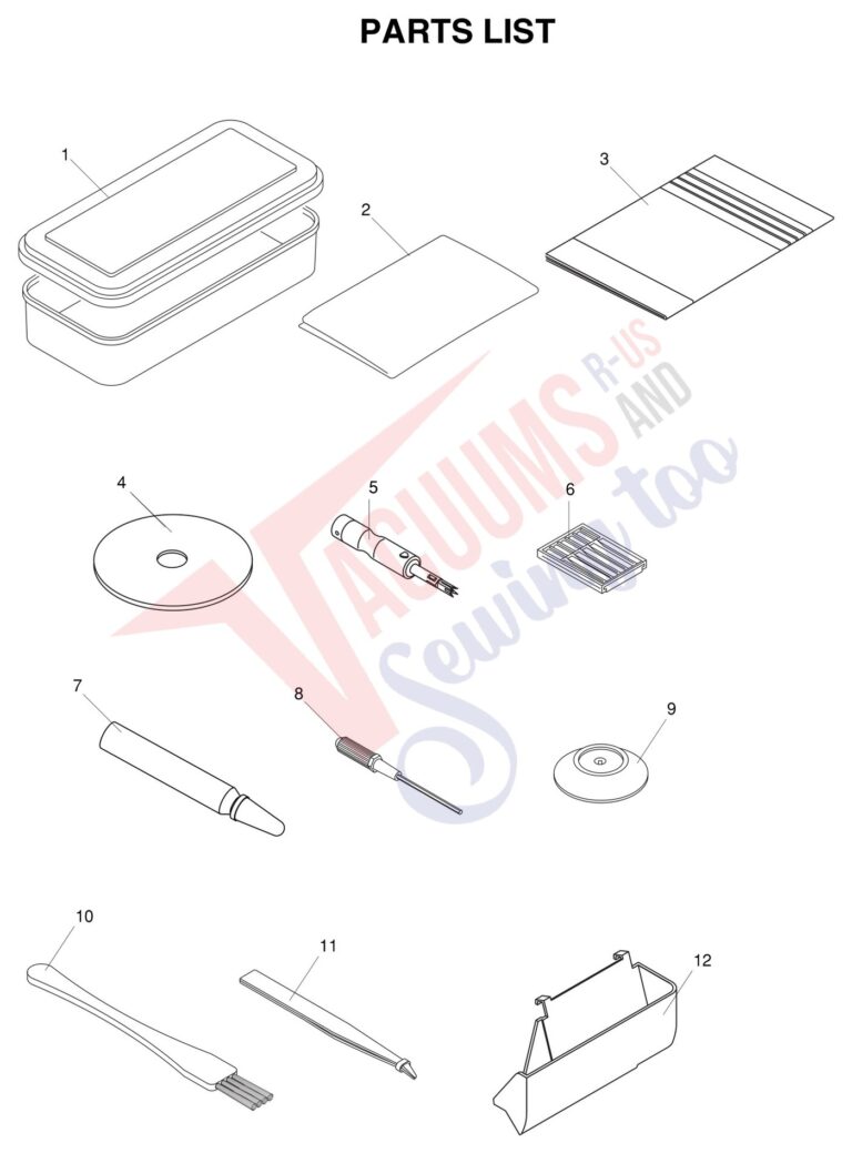 Janome 1100D schematic page 4 preview