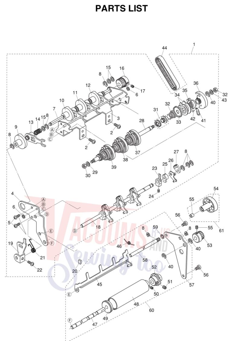 Janome 1100D schematic page 7 preview