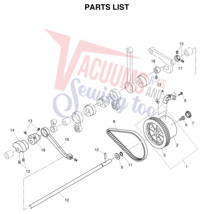 Janome 1100D schematic page 11 preview