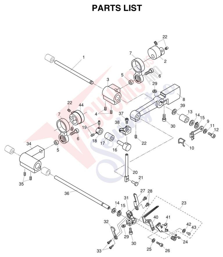 Janome 1100D schematic page 12 preview