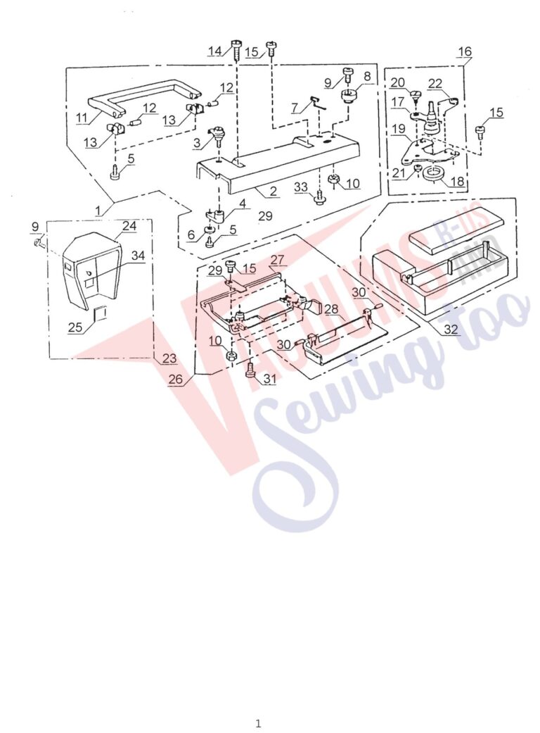 Janome 110 schematic page 1 preview