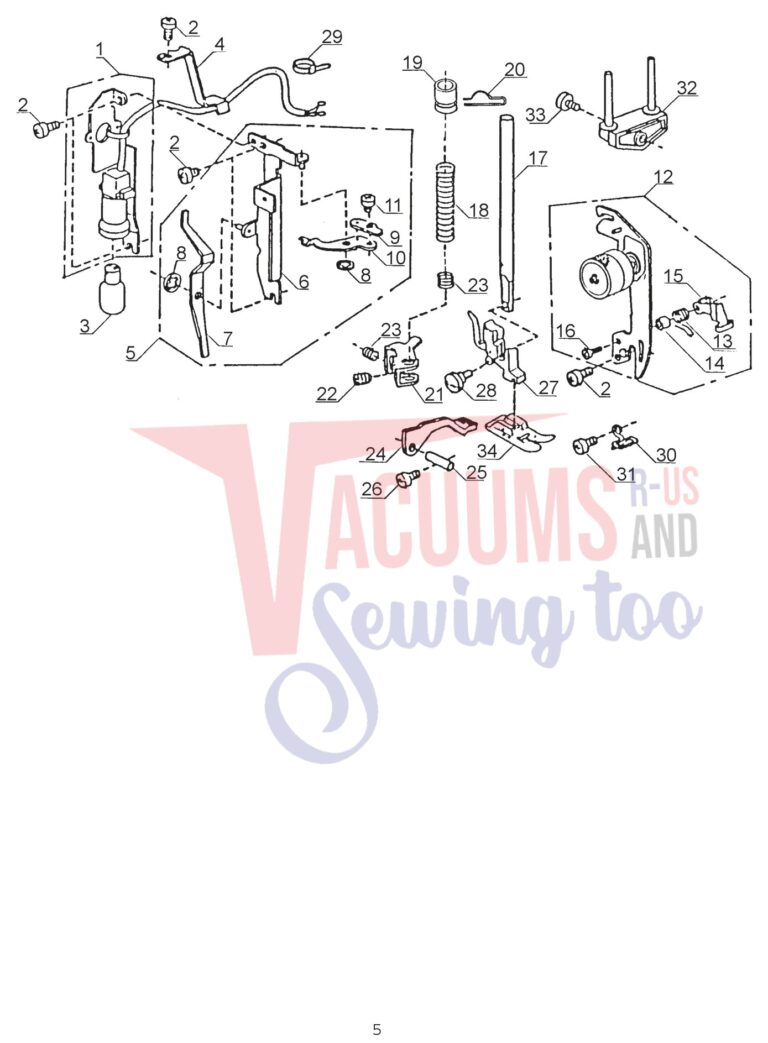 Janome 110 schematic page 5 preview
