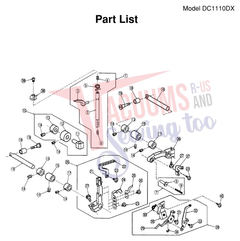 Janome 1110DX schematic page 9 preview