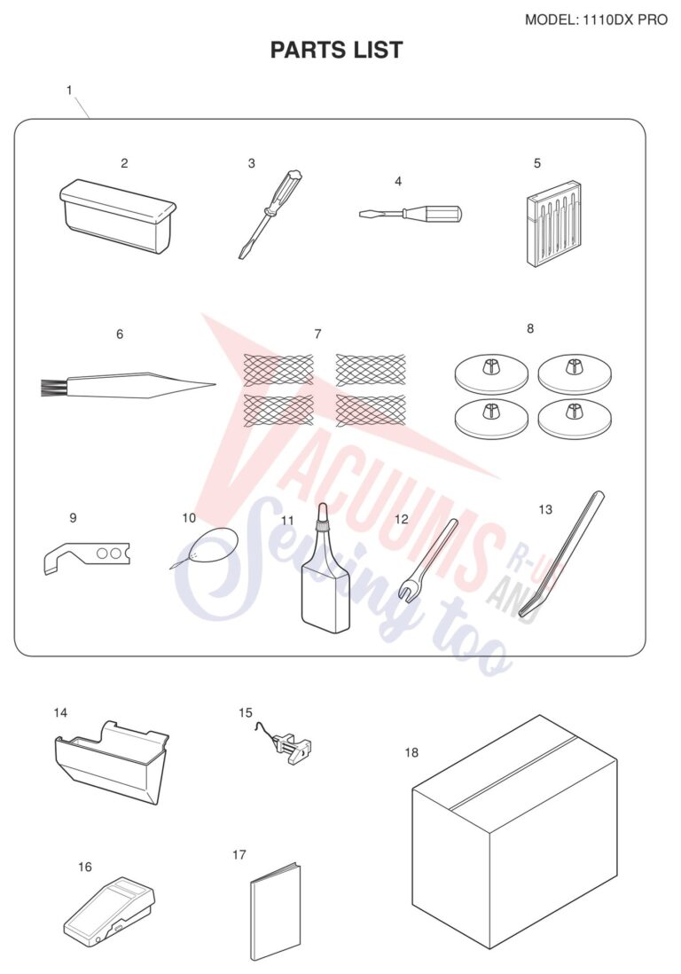 Janome 1110DXP schematic page 3 preview