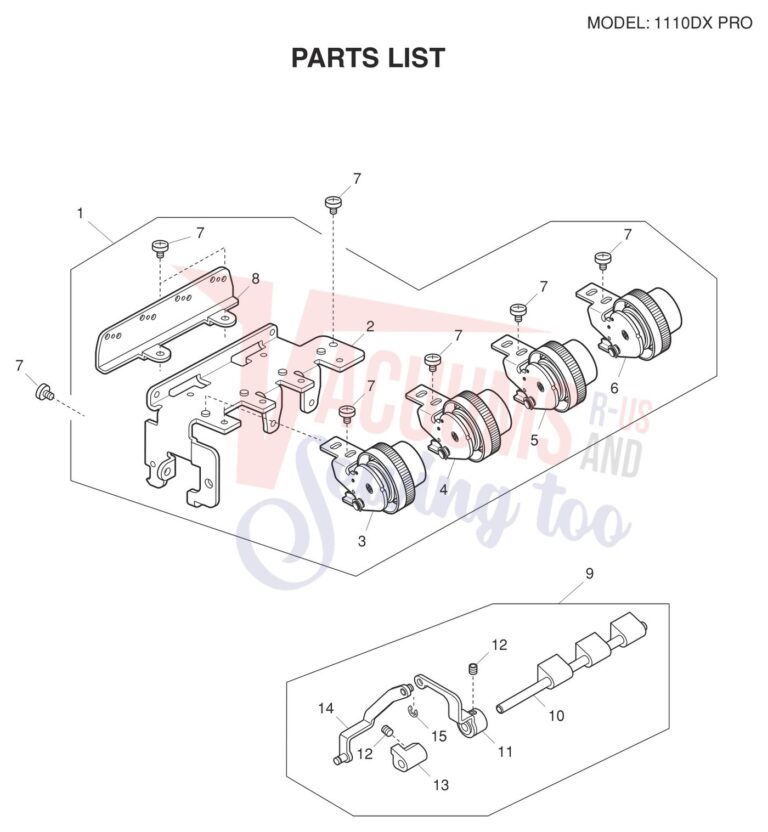 Janome 1110DXP schematic page 4 preview
