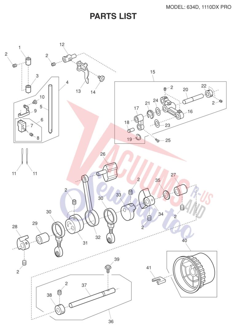 Janome 1110DXP V2 schematic page 9 preview