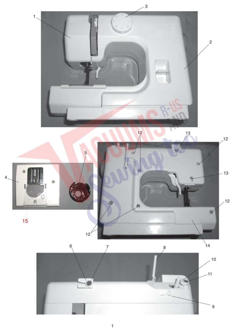 Janome 11702 schematic page 1 preview