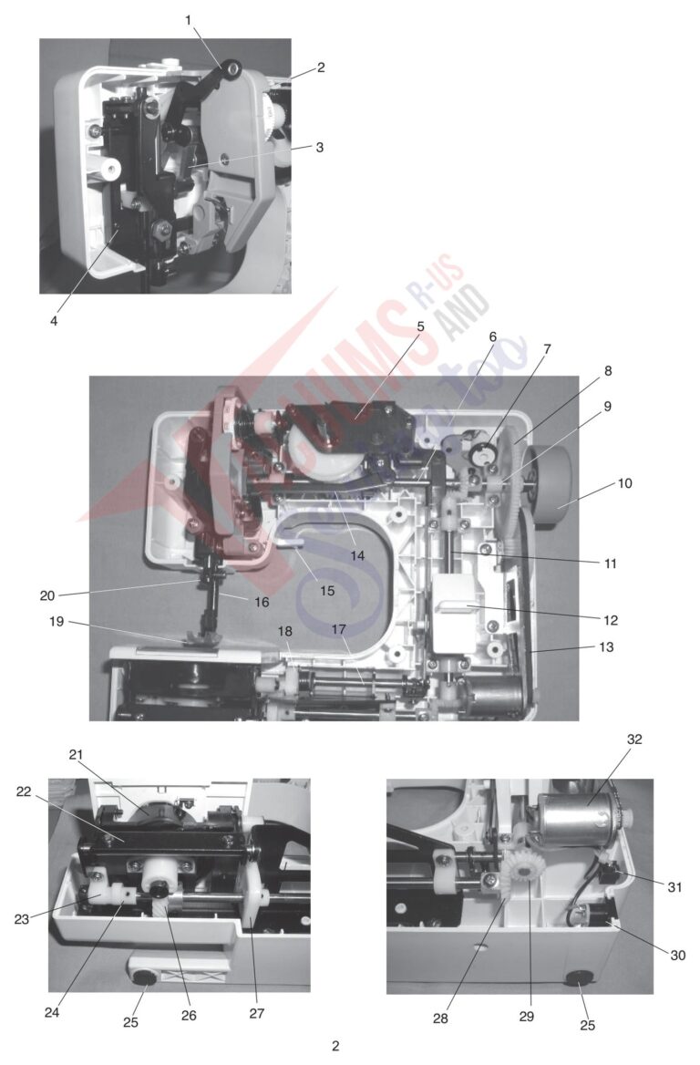 Janome 11702 schematic page 2 preview