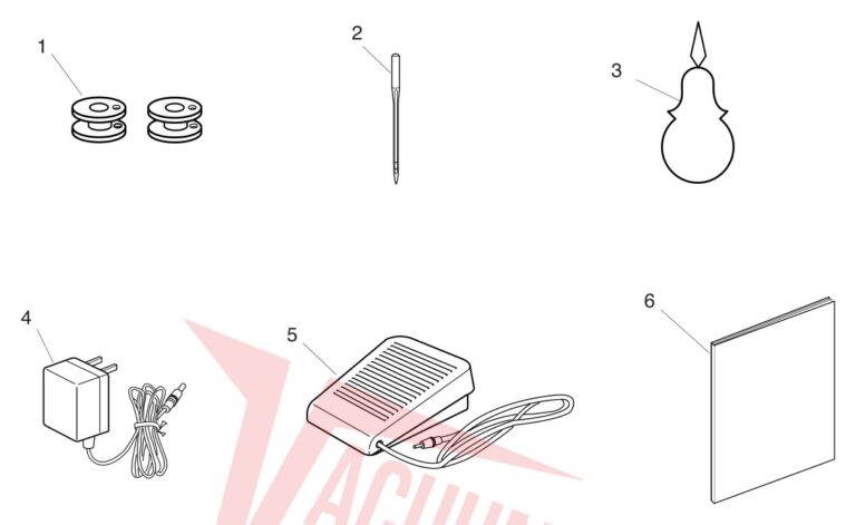 Janome 11702 schematic page 3 preview